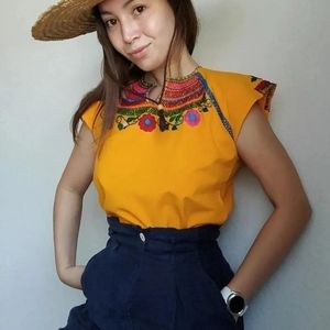 Vintage embroidered top